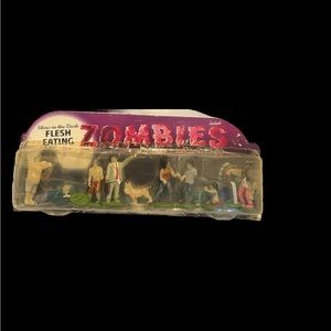 Flesh Eating Glow in The Dark  Zombies Play Box Set Figures  By Accoutrements